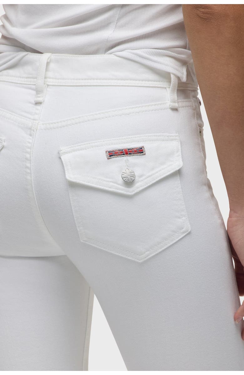 Hudson Jeans Barbara High-Rise Bootcut W/Flap, Alternate, color, White