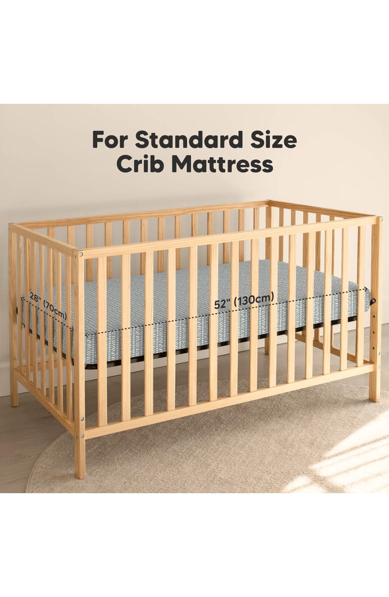 KeaBabies 2-Pack Lyra Muslin Crib Sheets, Alternate, color, Nordic