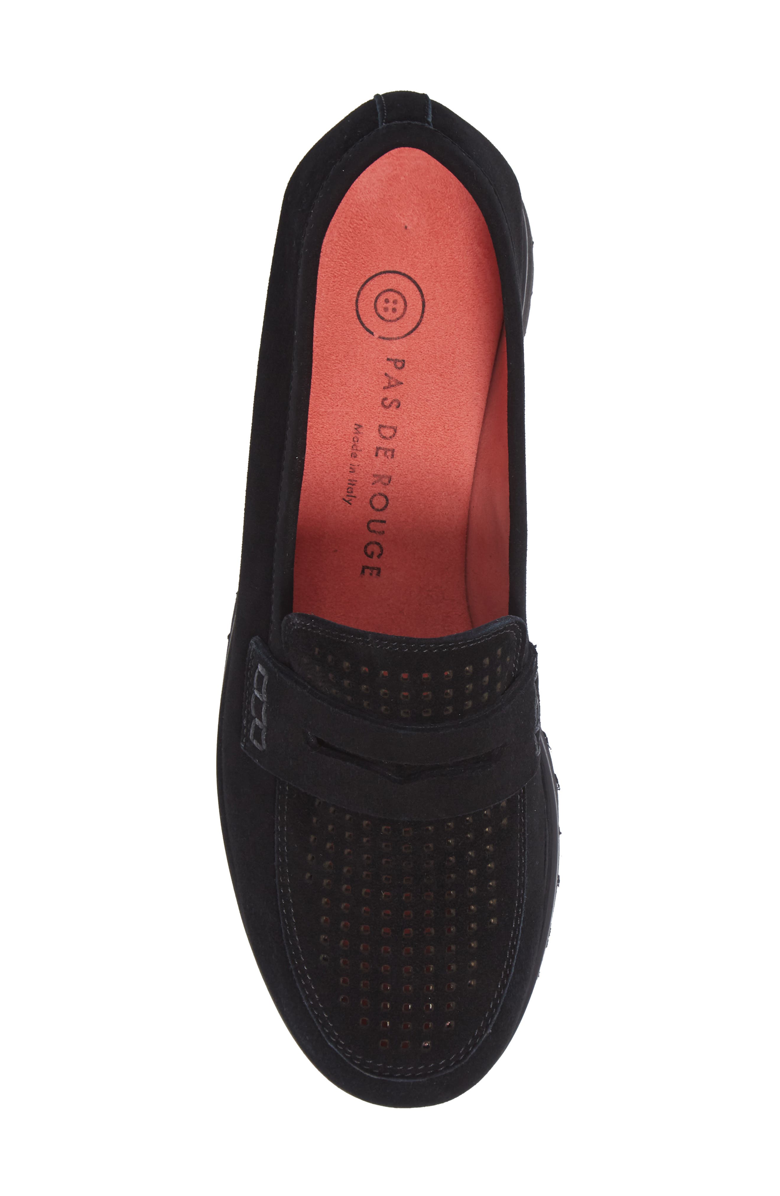 Pas de Rouge Kimmy Platform Penny Loafer, Alternate, color, 