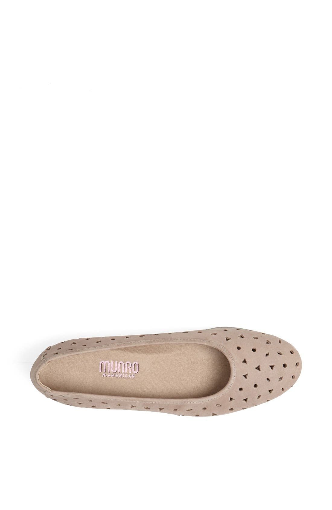 'Aubrey' Perforated Flat, Alternate, color, STONE