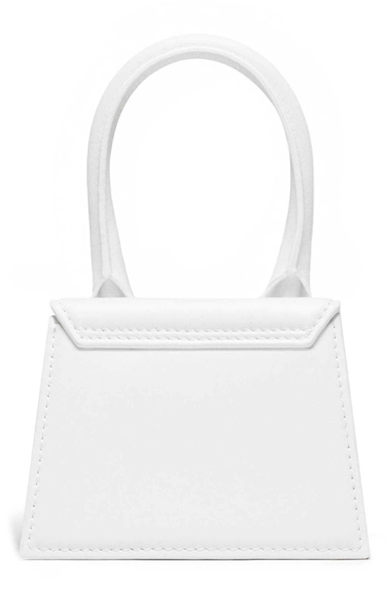 Jacquemus Le Chiquito Mini Leather Top Handle Bag, Alternate, color, 