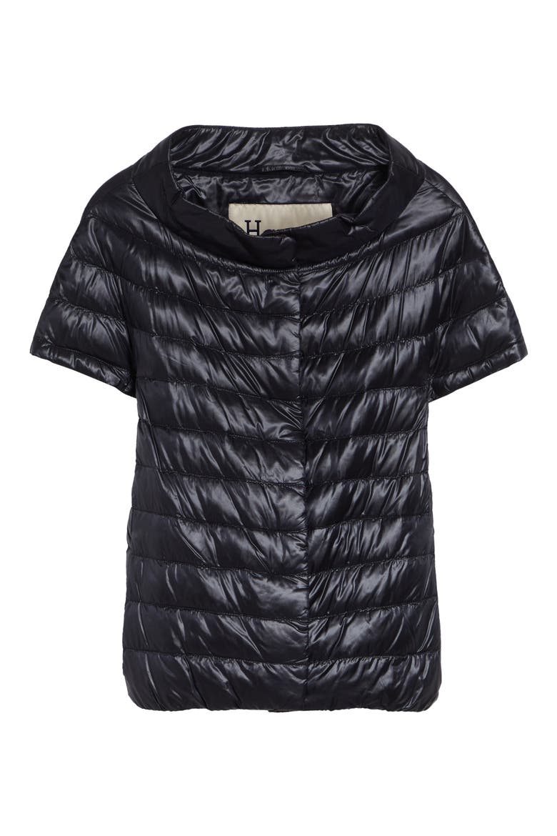Emilia Cap Sleeve Quilted Down Jacket, Alternate, color, 9004 CELESTE