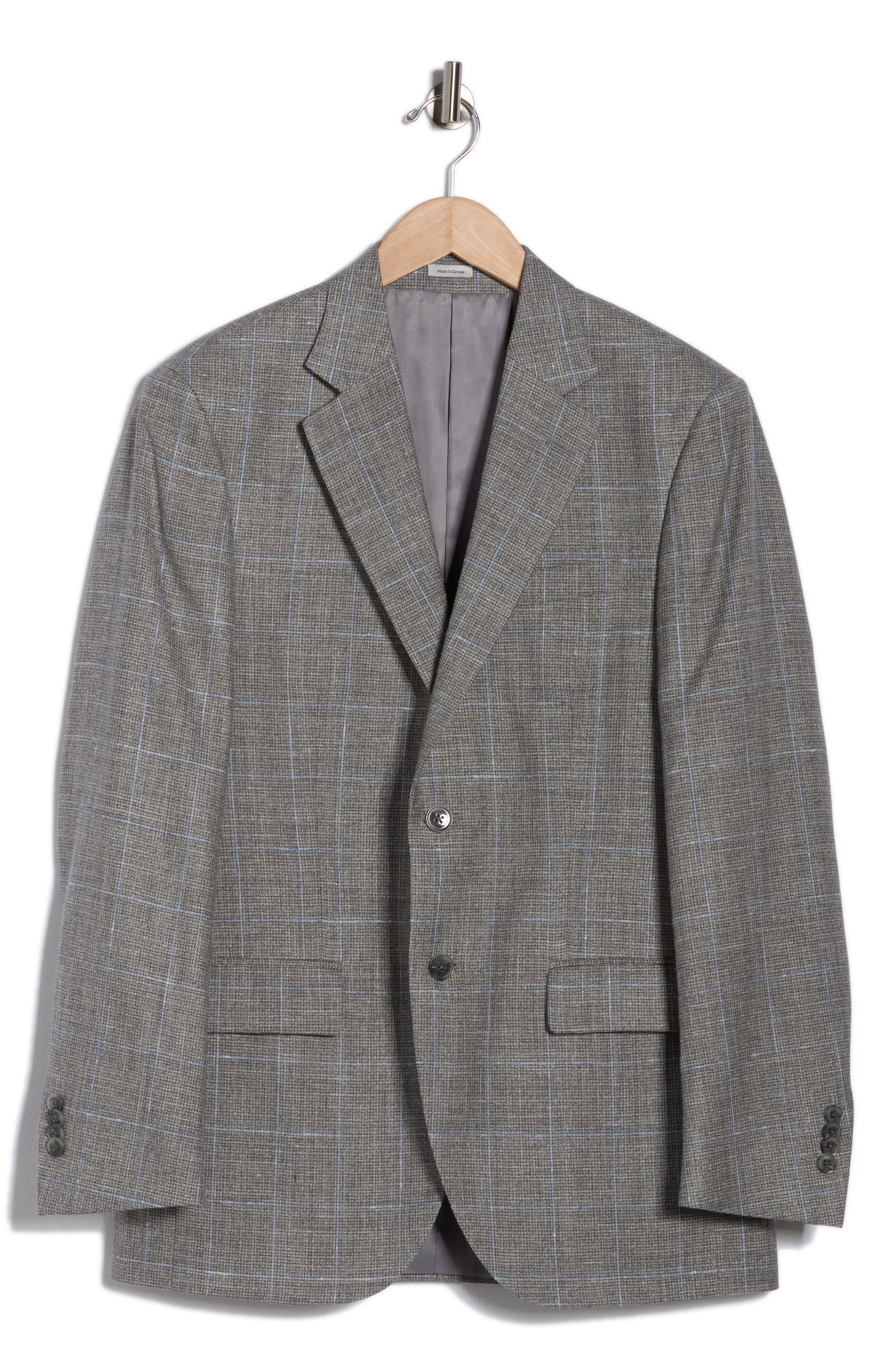 Peter Millar Flynn Classic Fit Windowpane Sport Coat
