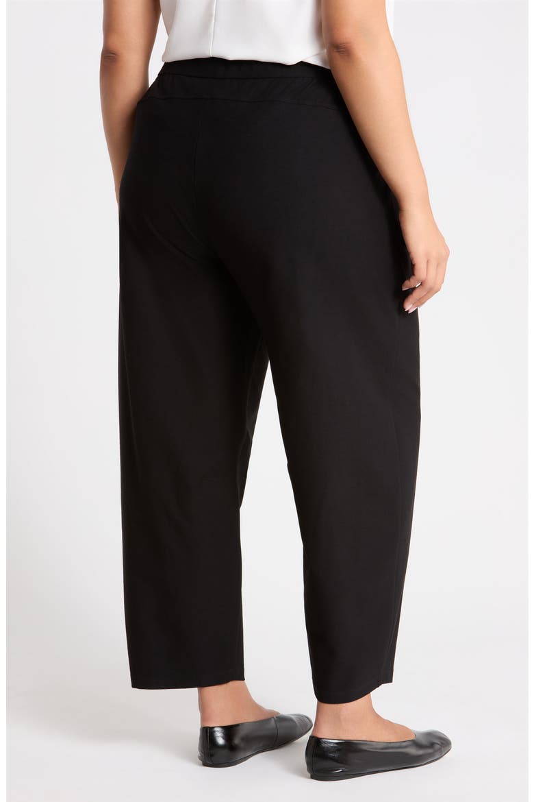 Arched Ankle Pants, Alternate, color, BLACK