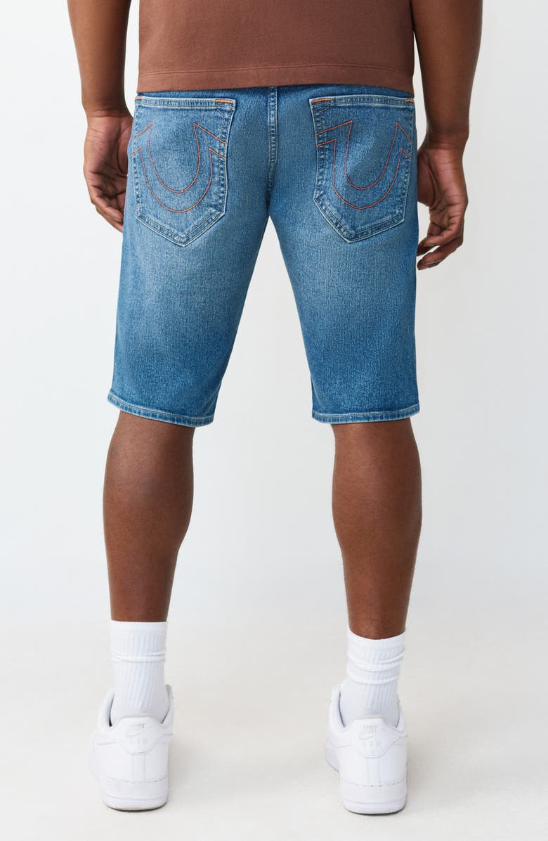 True Religion Ricky Denim Shorts, Alternate, color, Medium Neptune