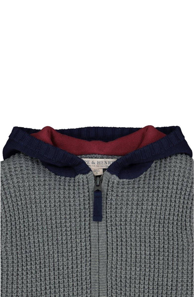 Hope & Henry Boys' Hooded Zip-Up Sweater, Kids, Alternate, color, 