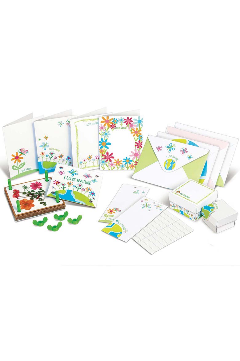 Green Creativity Pressed Flower Art Diy, Alternate, color, Multicolored