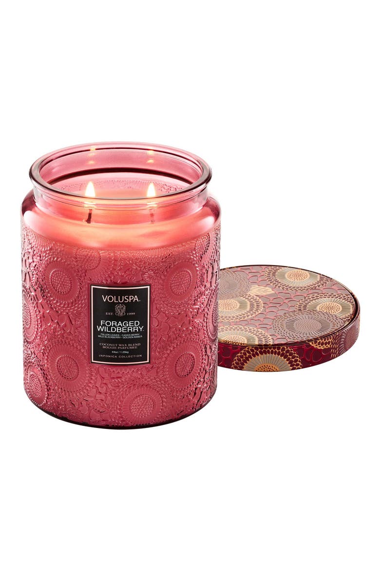 Foraged Wildberry Luxe Jar Candle, Alternate, color, FORAGED WILDBERRY