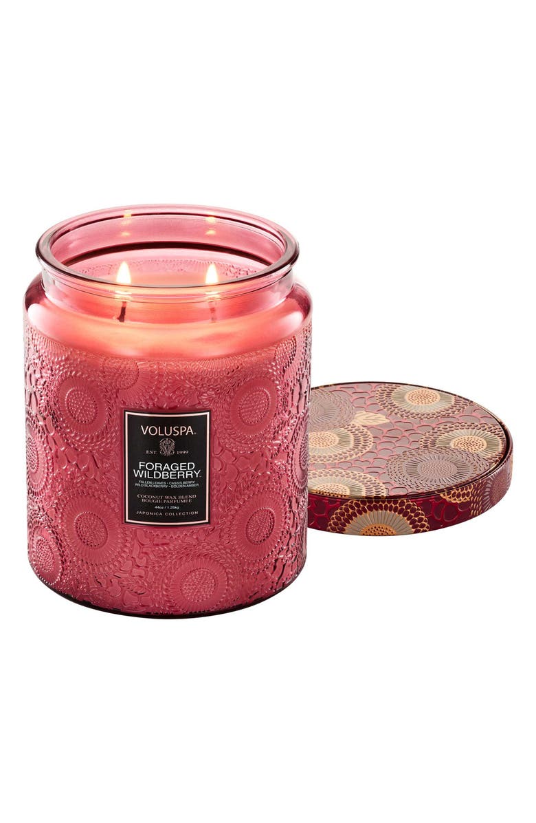 Voluspa Foraged Wildberry Luxe Jar Candle, Alternate, color, Foraged Wildberry