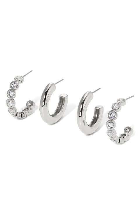 Farrah Set of 2 Hoop Earrings
