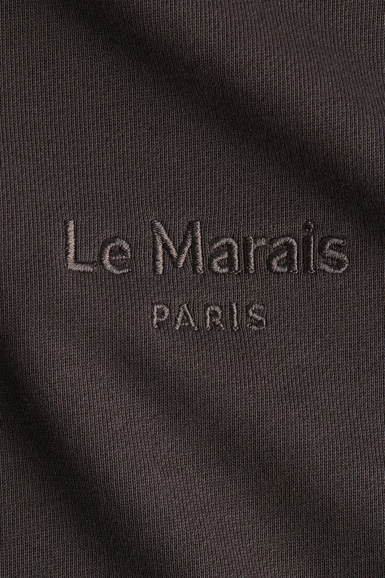 Text-motif Sweatshirt, Alternate, color, Dark gray/Le Marais