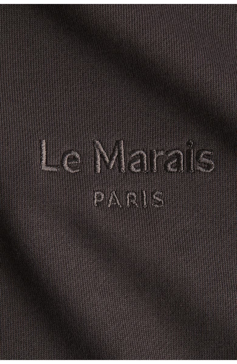 H&M Text-motif Sweatshirt, Alternate, color, Dark Gray/Le Marais