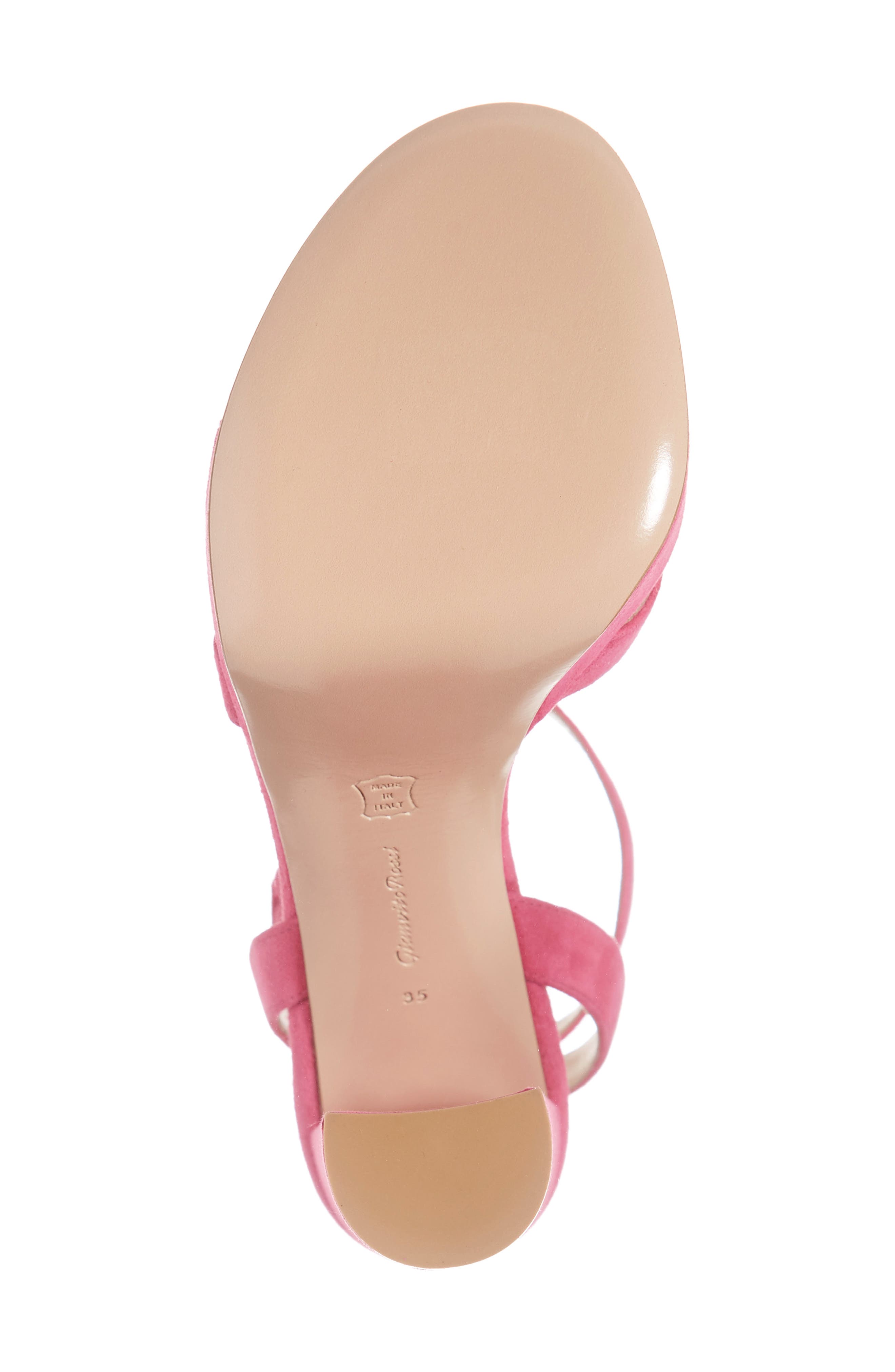 Gianvito Rossi Ankle Strap Platform Sandal, Alternate, color, 