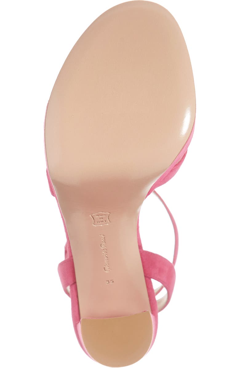 Gianvito Rossi Ankle Strap Platform Sandal, Alternate, color,