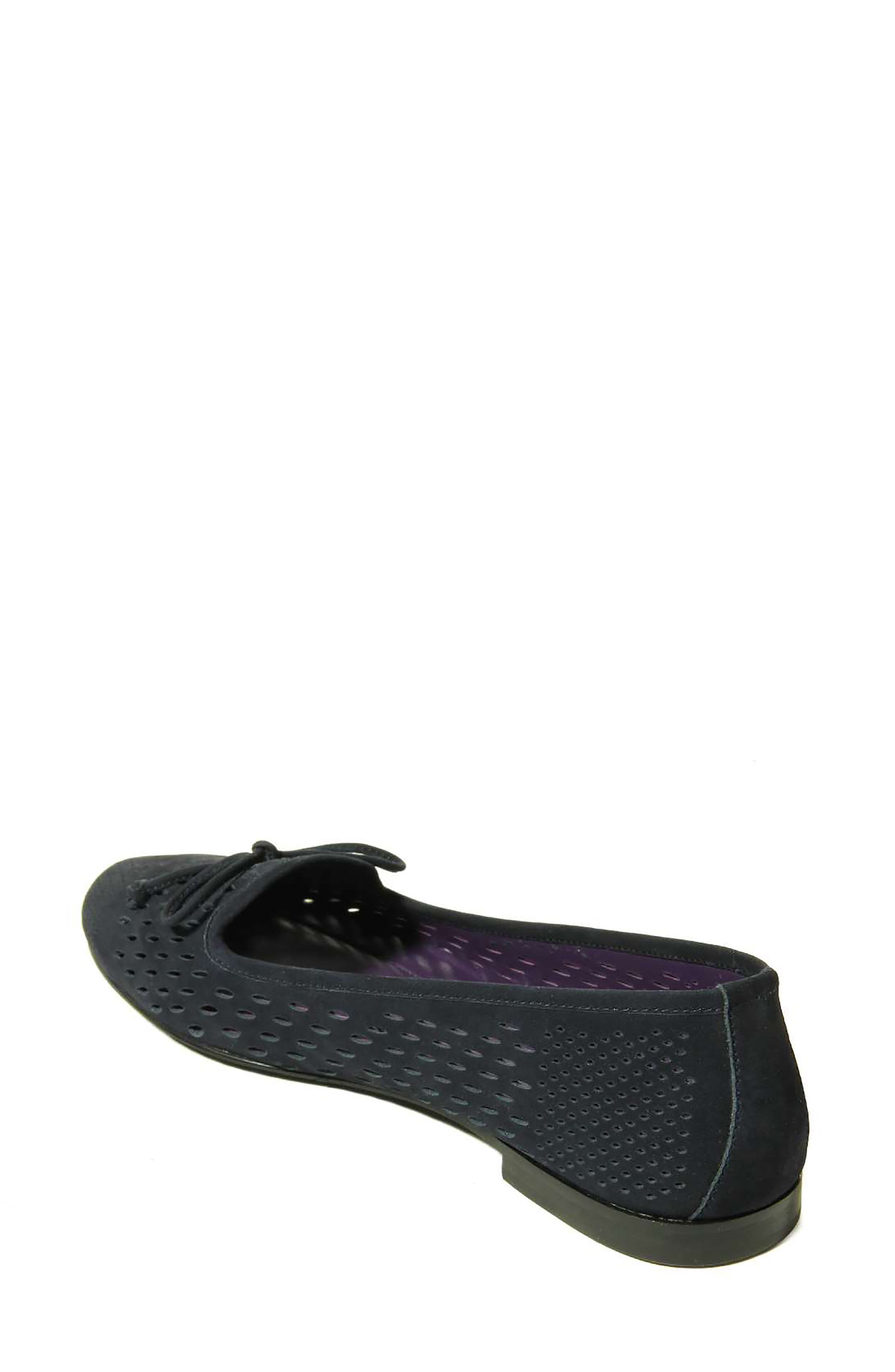 Iakona Skimmer Flat, Alternate, color, NAVY NUBUCK LEATHER