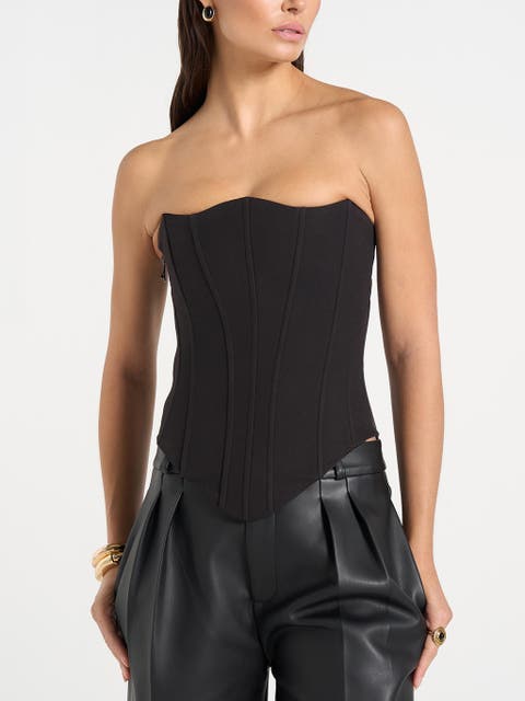 Scarlett Tailored Lace Up Corset