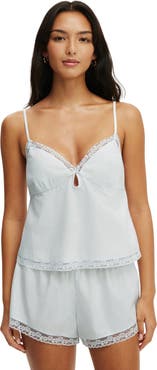 COTTON ON BODY Women's Cotton Soft Keyhole Cami