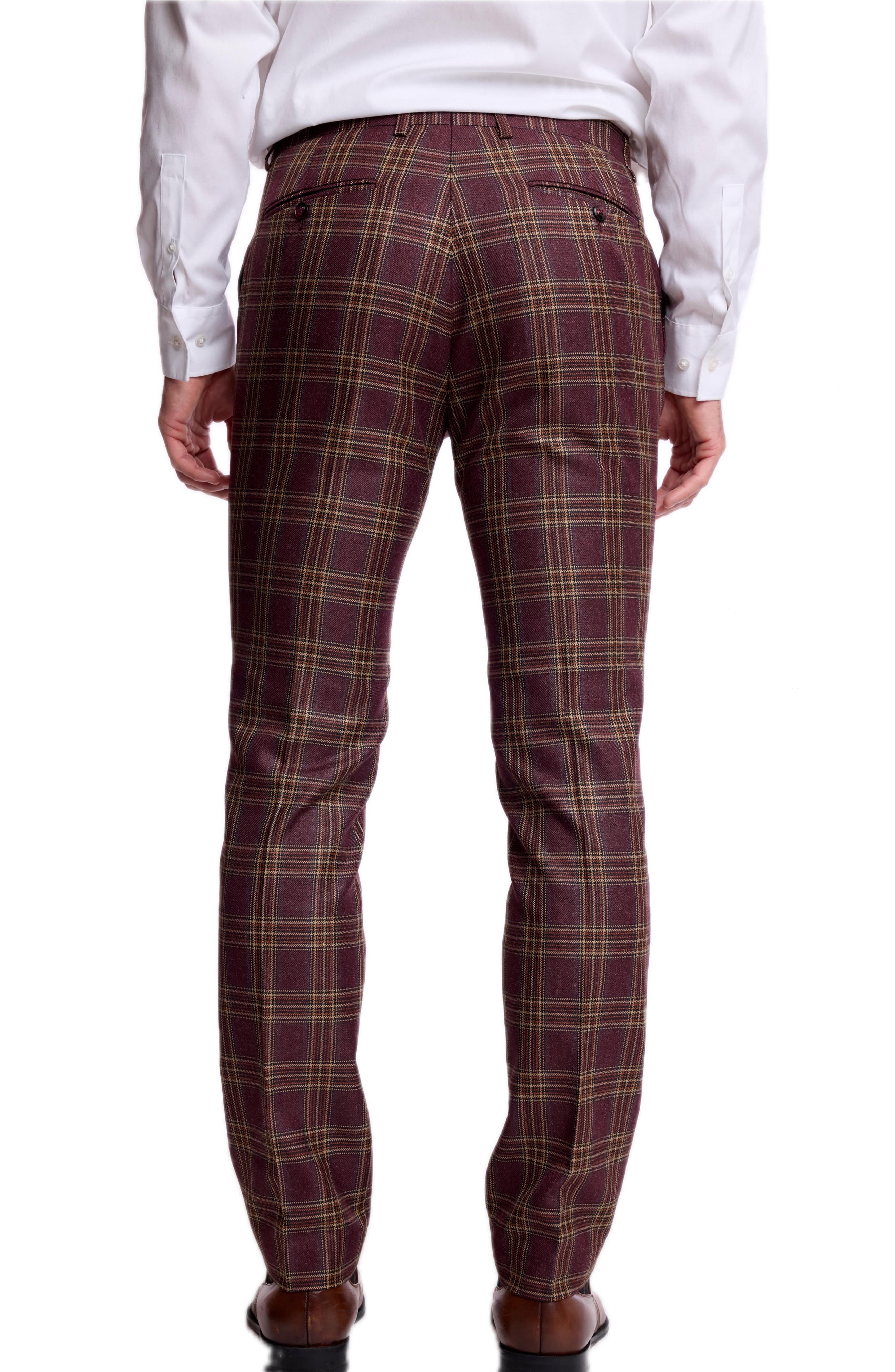 PAISLEY & GRAY Downing Slim Fit Check Dress Pants (Men) | Nordstromrack