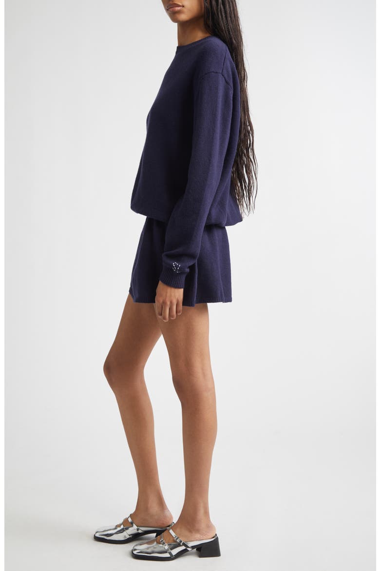 Kazia Oversize Long Sleeve Sweater Dress, Alternate, color, NAVY