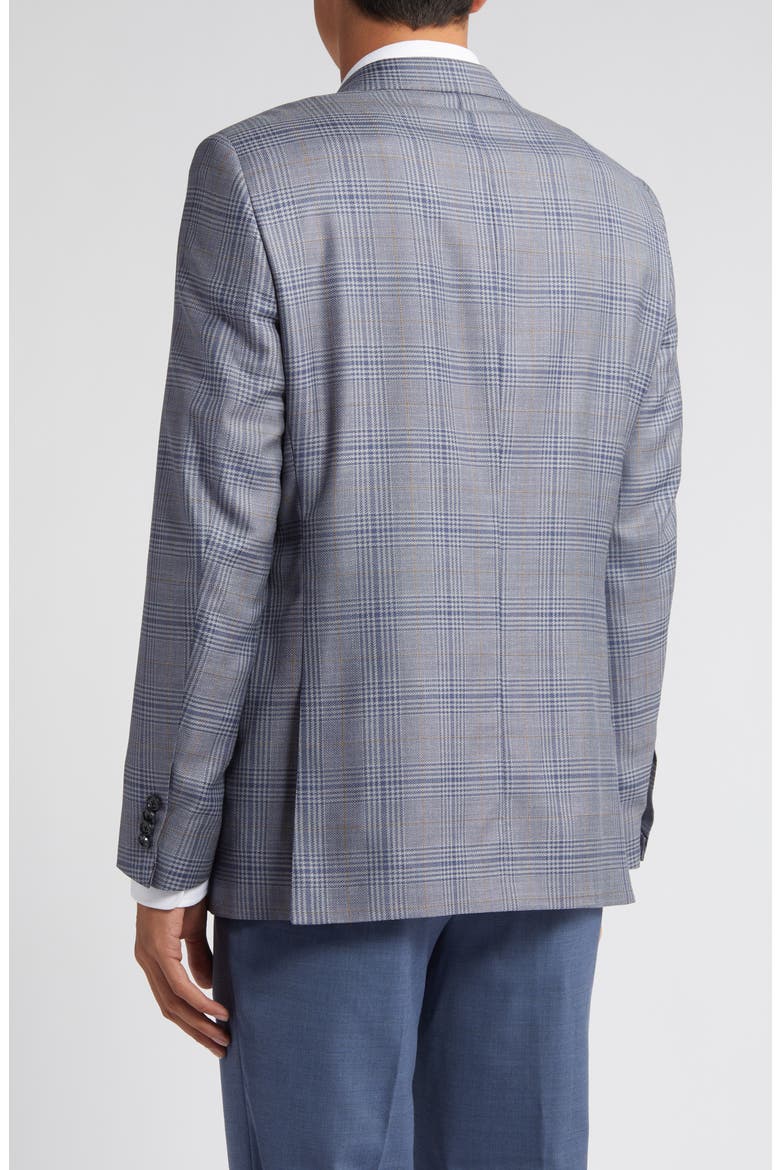 Plaid Wool Blend Sport Coat, Alternate, color, BLUE