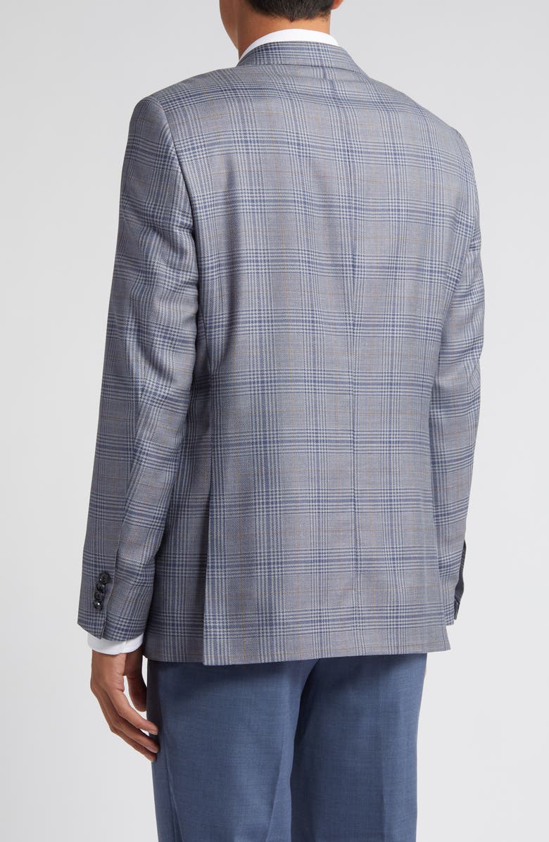 Heritage Gold Plaid Wool Blend Sport Coat, Alternate, color, 