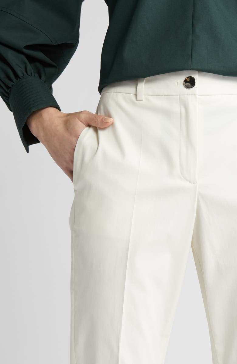 BOSS Tachinoa Stretch Cotton Ankle Pants, Alternate, color, 