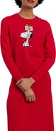 Chinti & Parker Wool-cashmere Snoopy's Gift Sweater