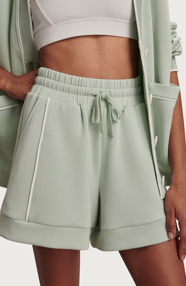 Varley Barnes Drawstring Shorts, Alternate, color, Aqua Foam