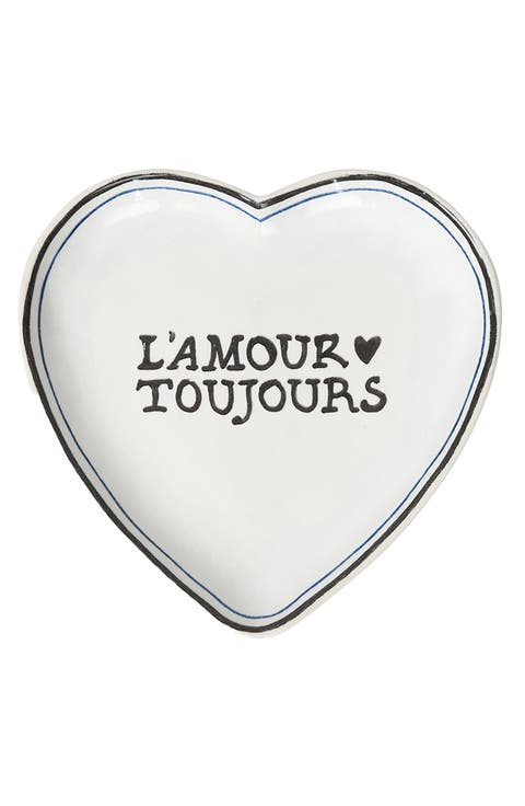 L'Amour Toujours Heart Shape Plate