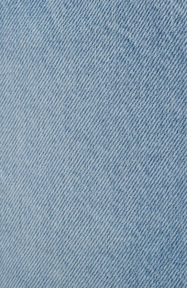 Bayeas Seamed Mid Rise Denim Bermuda Shorts, Alternate, color, Light Blue