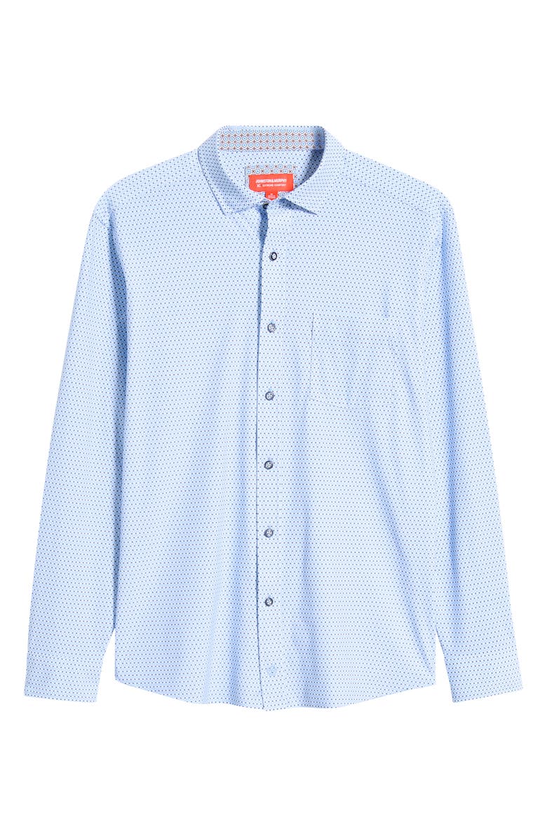 Johnston & Murphy XC Motion Performance Knit Button-Up Shirt, Alternate, color, 