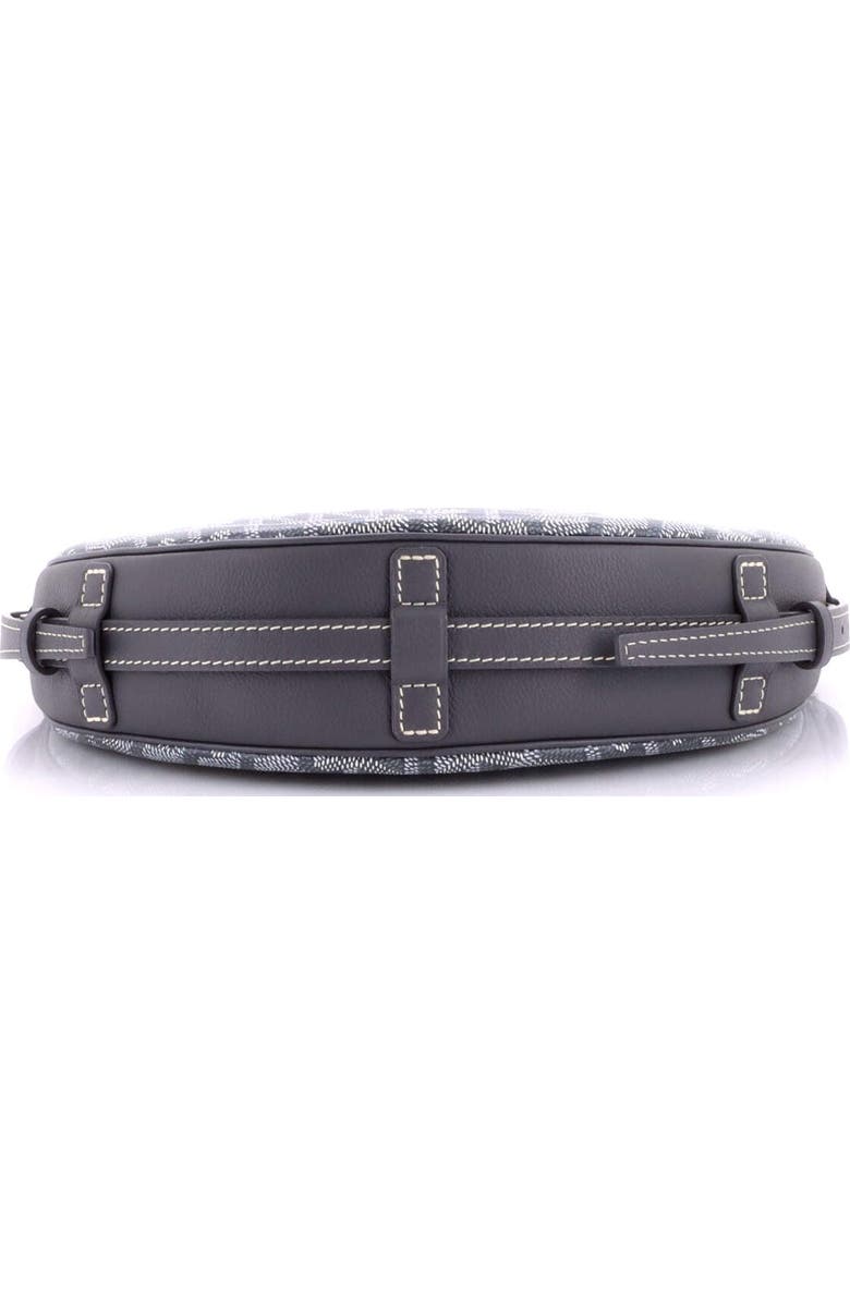 Pre-Owned Goyard Hirondelle Shoulder Bag Coated Canvas and Leather, Alternate, color, Gray