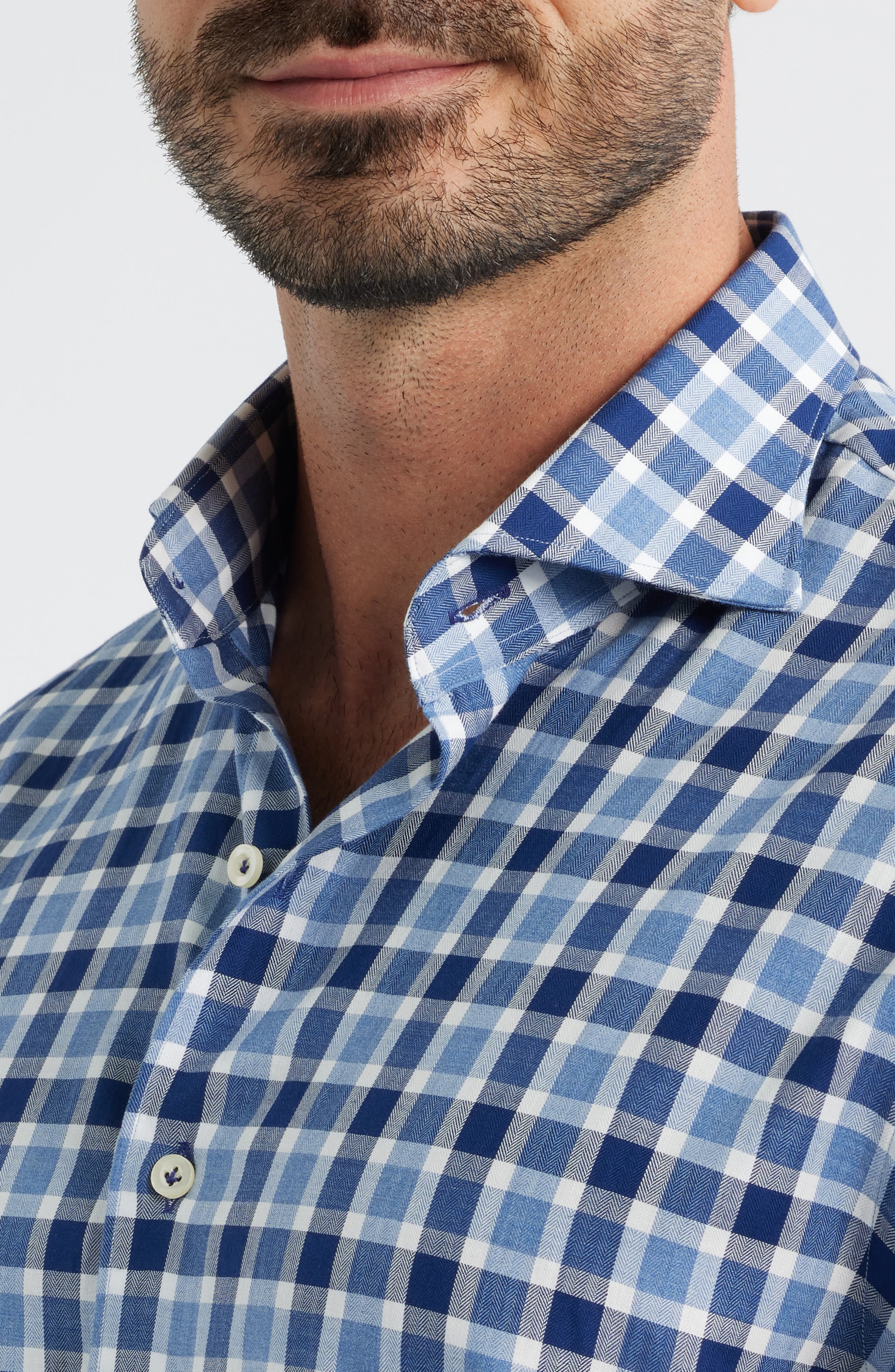 Peirce Check Cotton Button-Up Shirt - image 4