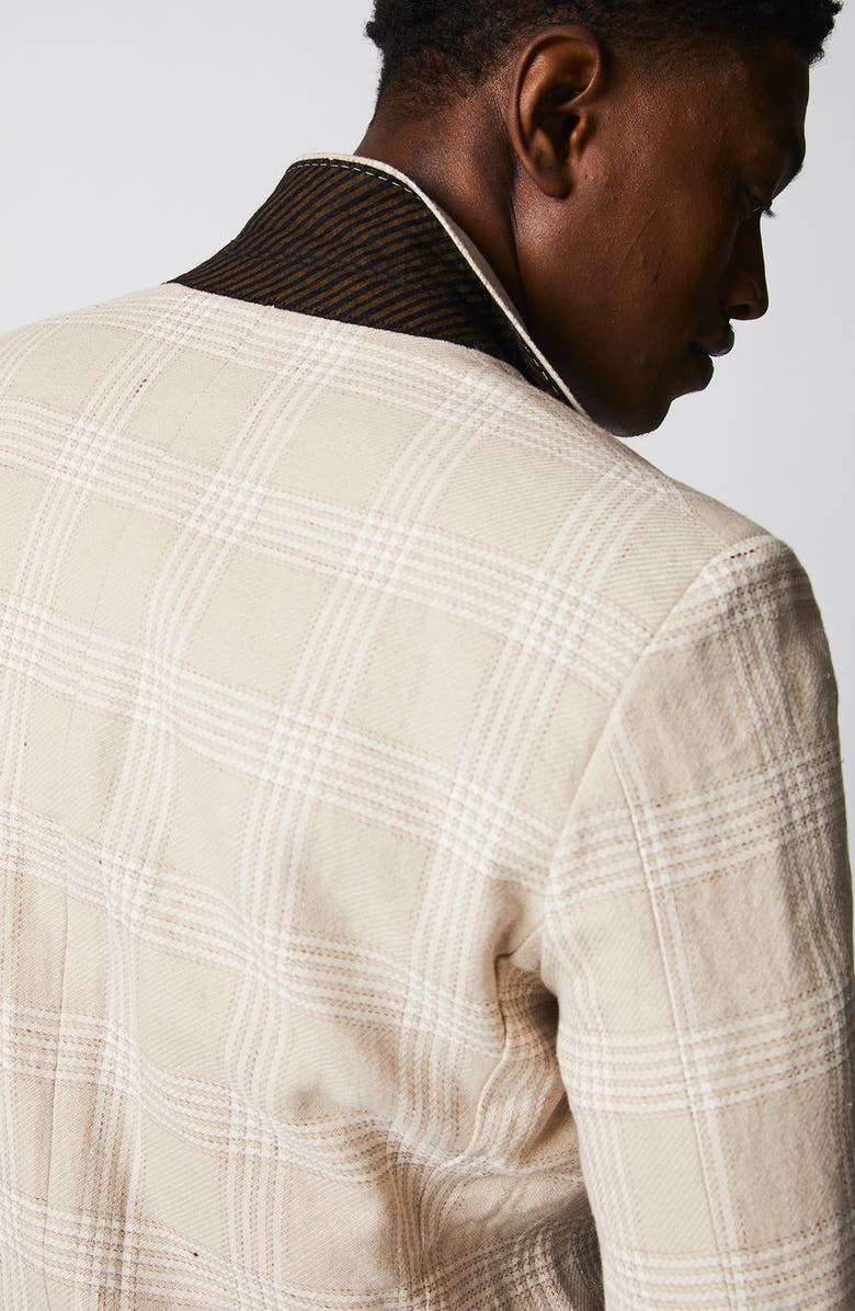 Billy Reid Archie Plaid Cotton & Linen Sport Coat, Alternate, color, 