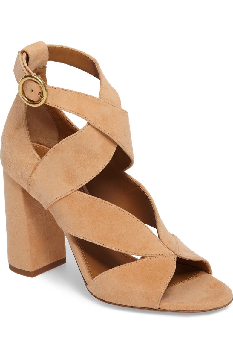 Chloé Graphic Leaves Sandal, Main, color,