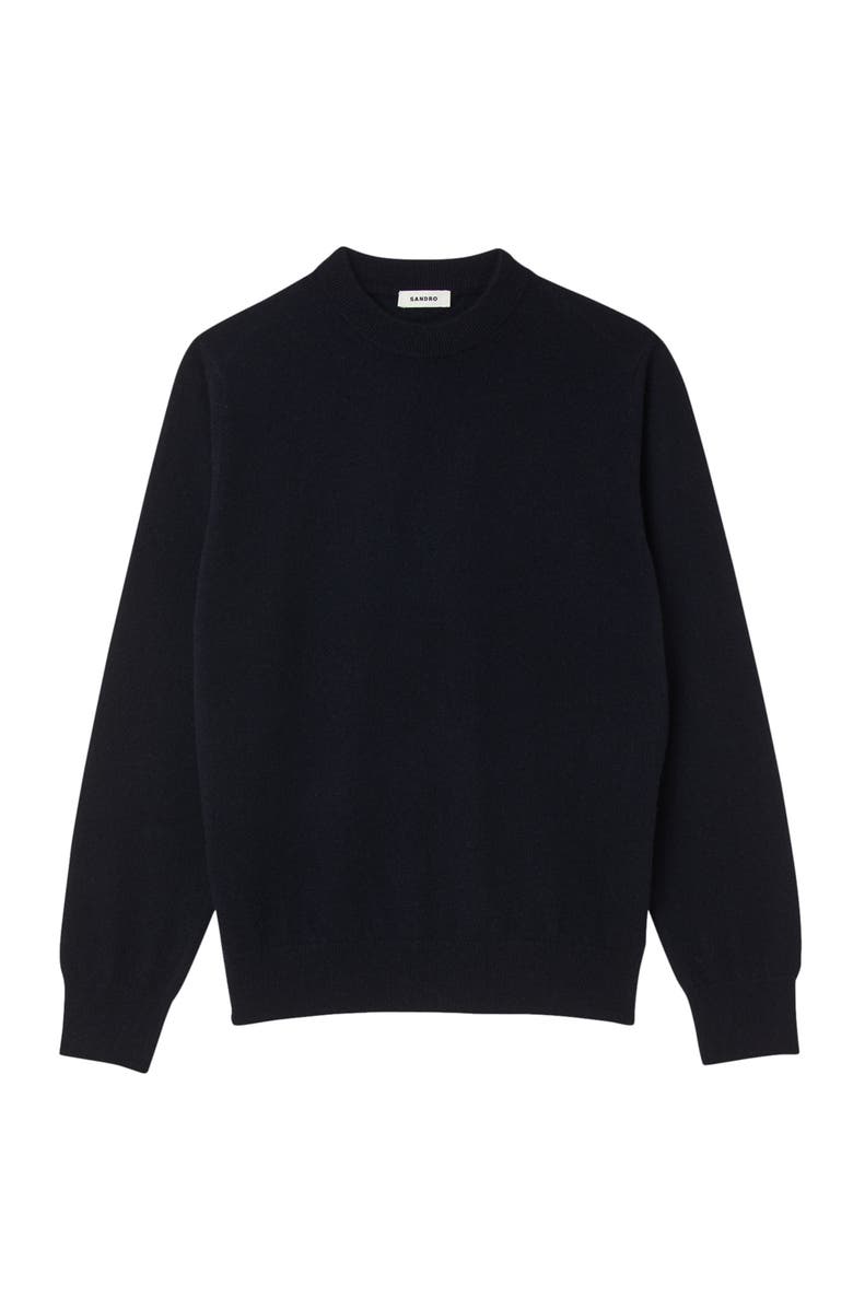 SANDRO Cashmere sweater, Alternate, color, Dark Navy