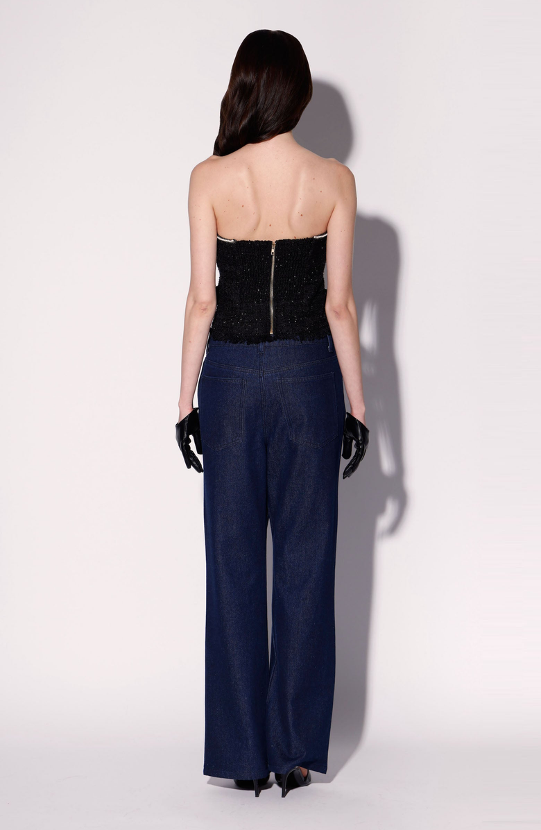 Walter Baker Demi Heiress Tweed Top, Alternate, color, Heiress Tweed