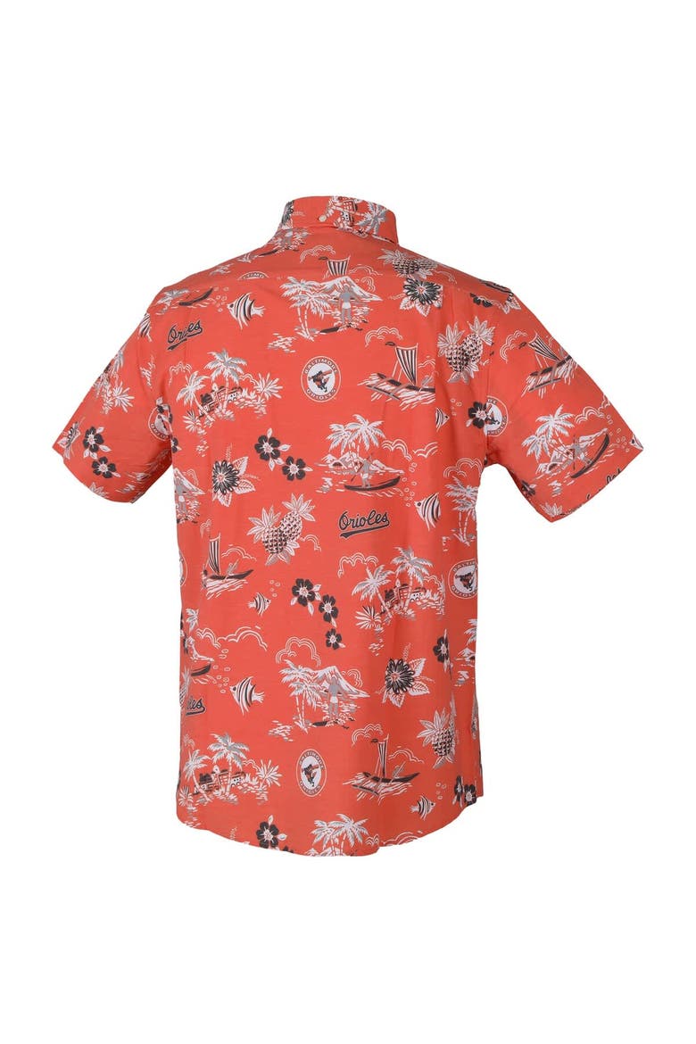 Men's Reyn Spooner Orange Baltimore Orioles Kekai Button-Down Shirt, Alternate, color, Orange