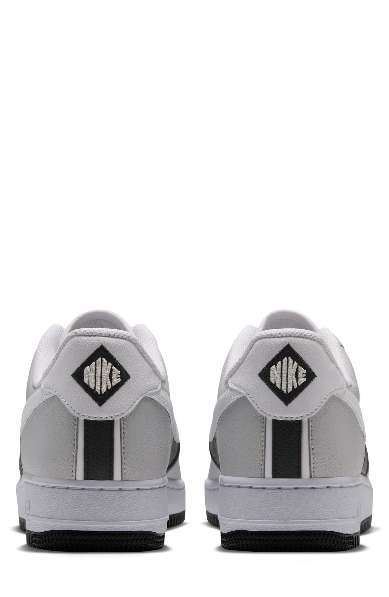 Air Force 1 '07 LV8 Sneaker, Alternate, color, GREY FOG/ BLACK