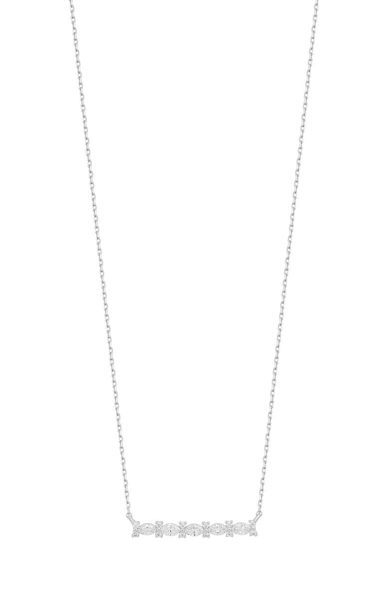 Bony Levy Mika Diamond Bar Pendant Necklace, Main, color, 18Kw White Gold