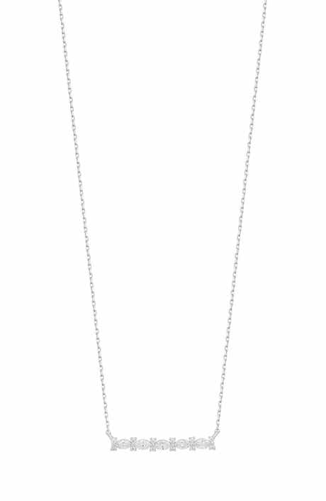 Bony Levy Mika Diamond Bar Pendant Necklace