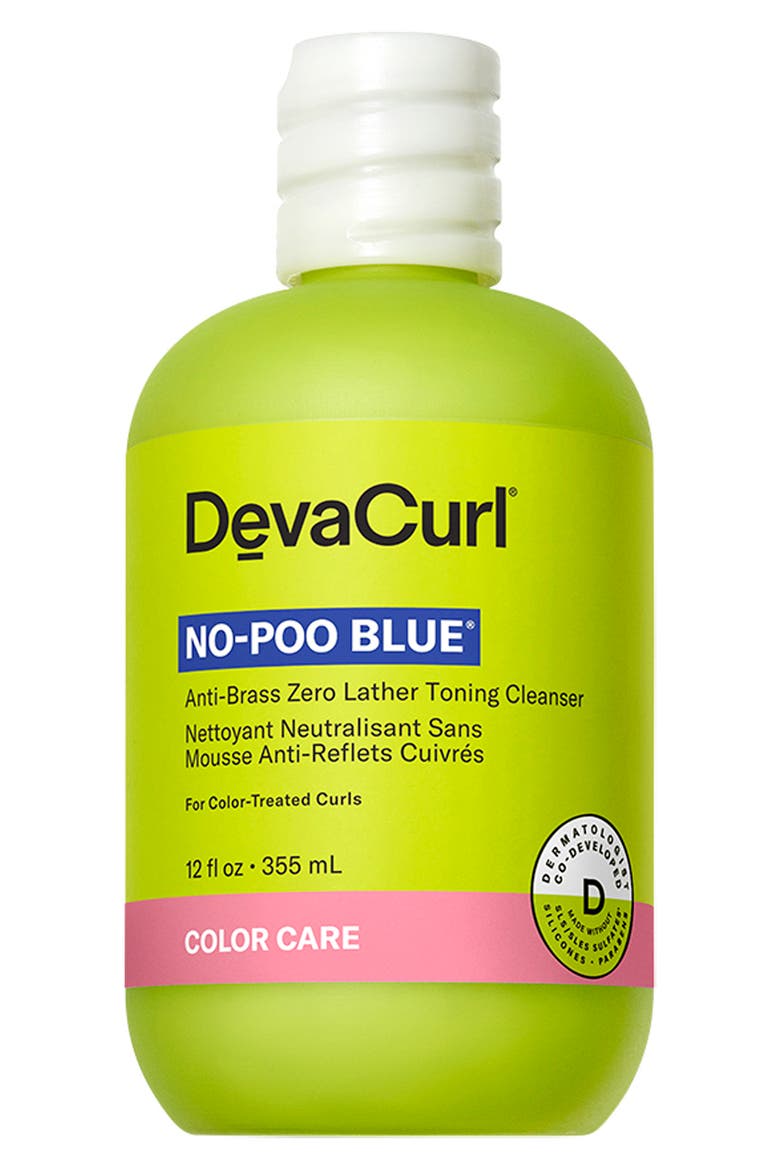 No-Poo Blue® Anti-Brass Zero Lather Toning Cleanser, Main, color, NO COLOR