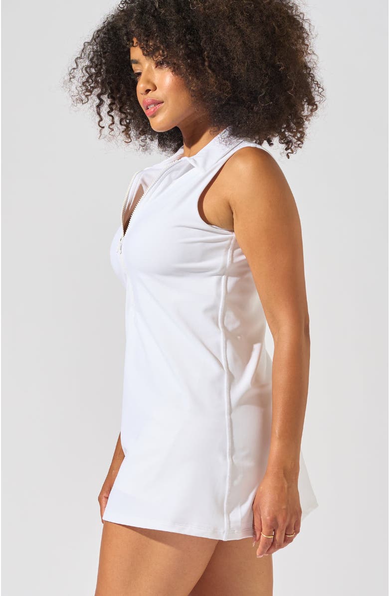 Bobbe Active Hampton Geo Print A-Line Dresss, Alternate, color, Lilac