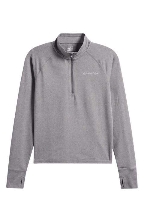 Island Time Raglan Sleeve Quarter Zip Sweatshirt