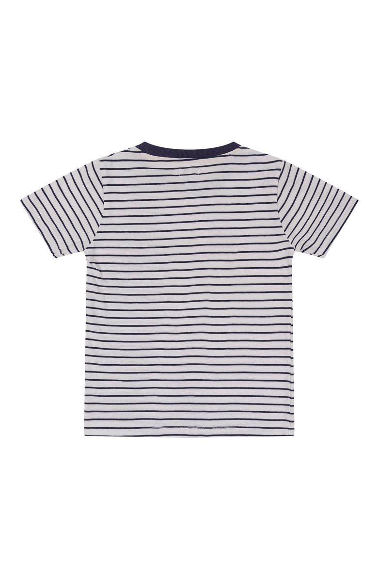 Lilly + Sid Organic Cotton Ok Slogan Print T-Shirt, Alternate, color, Multi