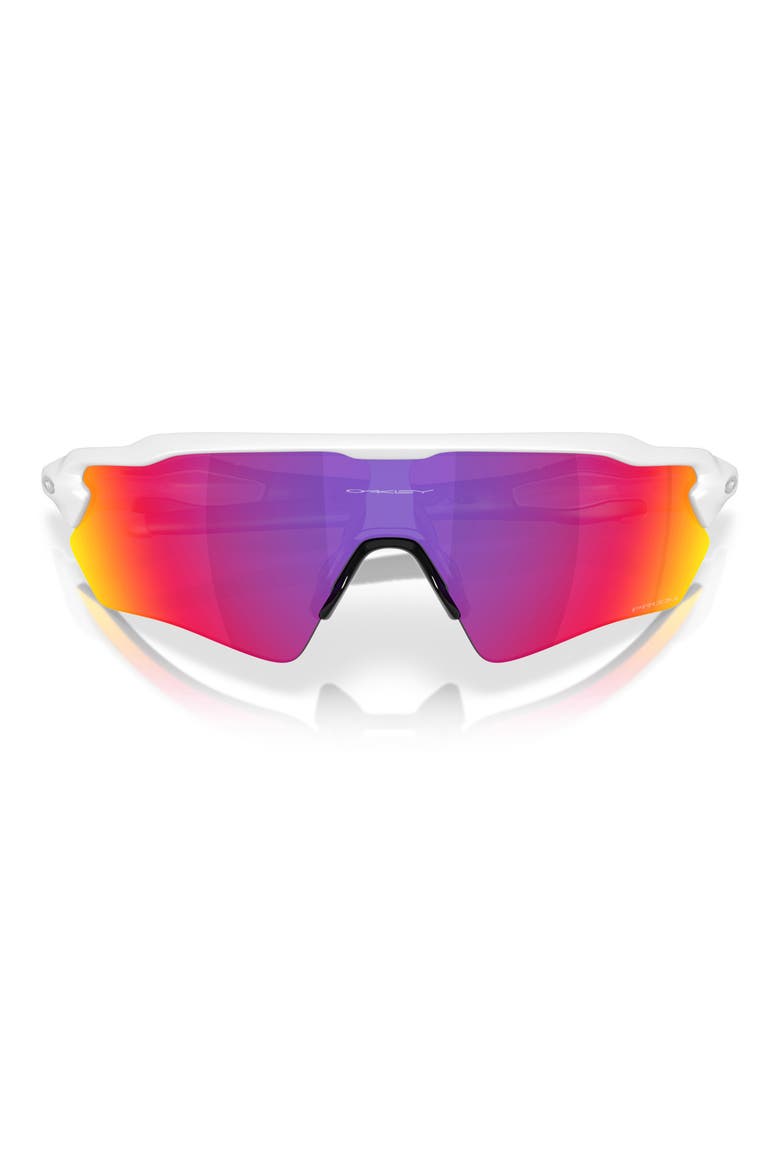 131mm Prizm™ Rectangular Sunglasses, Alternate, color, MATTE WHITE