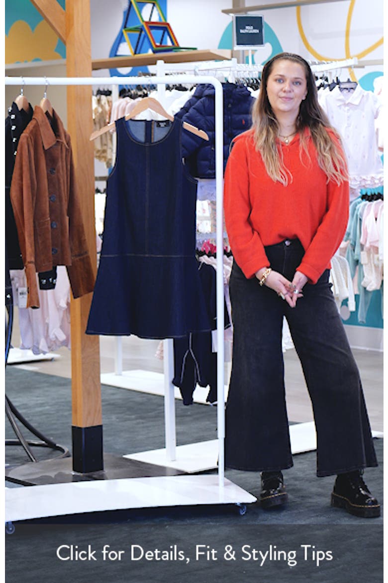 Olivia Denim Fit & Flare Minidress video