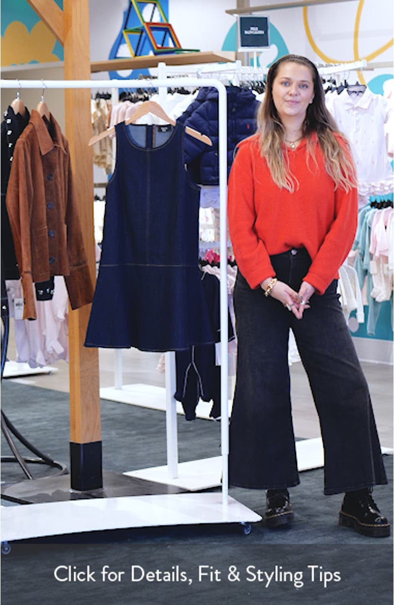 Olivia Denim Fit & Flare Minidress, sales video thumbnail