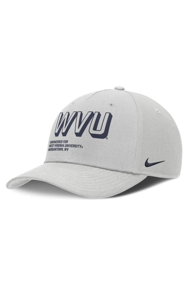 Nike Men's Nike Gray West Virginia Mountaineers 2025 Sideline Dust Pinched Rise Adjustable Hat, Main, color, Gray