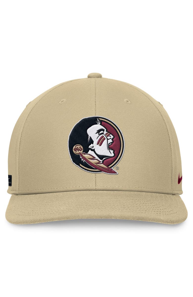Nike Men's Nike Gold Florida State Seminoles On-Field Pro Bill Snapback Hat, Alternate, color, 